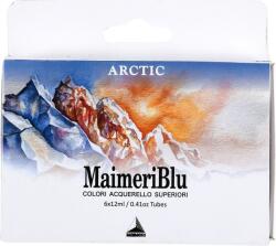 Maimeri Blu Akvarell festékek halmaza Arctic 6 x 12 ml (M1698051)