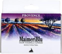 Maimeri Blu Akvarell festékek halmaza Provence 6 x 12 ml (M1698055)