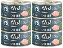  Wild Farm WILD FARM Mousse Chicken 6x85g - gabonamentes mousse macskáknak