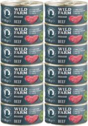  Wild Farm WILD FARM Mousse Beef 12x85g - gabona nélküli mousse macskáknak