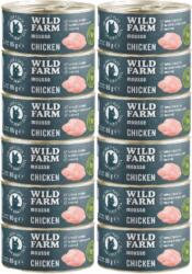  Wild Farm WILD FARM Mousse Chicken 12x85g - gabonamentes mousse macskáknak