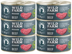  Wild Farm WILD FARM Mousse Beef 6x85g - gabona nélküli mousse macskáknak