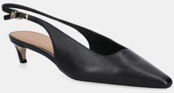 Tommy Hilfiger stilettos de piele SQUARED TOE KITTEN SLINGBACK 9BYA-OBD031_99X (FW0FW08711)