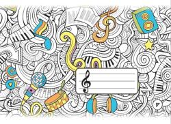 Daffer A5 Music Notebook Нотна тетрадка (<![CDATA[S90022-77464730]]>)