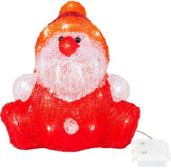 MagicHome karácsonyi dekoráció, Mikulás, 30 LED, időzítő, IP44, 24 x 21 x 24 cm (TC8090243)