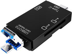 Vakoss TC-R425X USB Type-A / USB Type-C / Micro USB Type-B Külső kártyaolvasó (TC-R425X) (TC-R425X)
