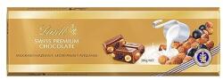 Lindt Млечен шоколад Lindt Gold Bar Premium със стафиди и ядки 300гр