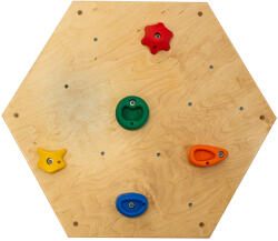 DUVLAN hatszögletű mászófal 81x71 cm Szín: natural (8075-1756)