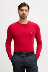 Tommy Hilfiger hosszú ujjú zöld, sima - piros S