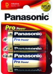 Panasonic LR20PPG/2BP Pro Power alkáli elem, LR20, 1, 5 V