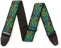 Dunlop JH27 JIMI HENDRIX BLACKLIGHT LOVE DROPS BLUE gitárheveder