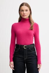 Benetton gyapjú pulóver szürke, garbónyakú, 1002D2348 - rózsaszín XS - answear - 23 990 Ft