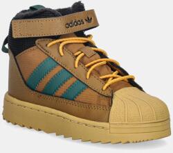 adidas Originals gyerek téli csizma SUPERSTAR WINTER TREK barna, JQ0341 - barna 23