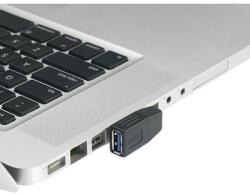 USB 3.0 átalakító, A típusú dugóról A típusú aljra, oldalt balra hajlított