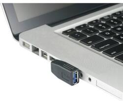  USB 3.0 átalakító, A típusú dugóról A típusú aljra, oldalt jobbra hajlított