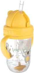 Canpol babies Innovatív itatópohár szívószállal 270 ml sárga
