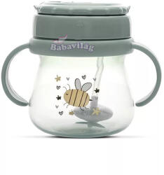 Lorelli szívószálas itató fogantyúval 250ml - Green