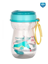 Canpol babies Innovatív itatópohár szívószállal 350 ml Kutyus