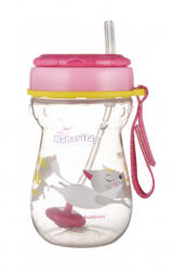 Canpol babies Innovatív itatópohár szívószállal 350 ml cicás