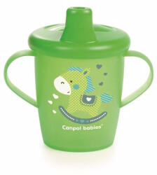 Canpol babies 250 ml csöpögésmentes itatópohár -zöld
