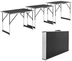 Juskys Masa de camping 3 parti neagra