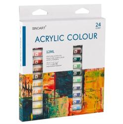  Akrilfesték készlet SINOART 24x12ml