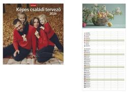TopTimer Falinaptár 2026 TOPTIMER T098 290x580mm álló Képes családi tervező (T9800-04A)
