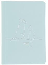 TopTimer Határidőnapló 2026 heti A/5 TOPTIMER Pastel P015 fehér lapos kék (T015P-004)