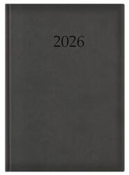 TopTimer Határidőnapló 2026 napi A/4 TOPTIMER Wide W024 fehér lapos fekete (T024W-003)