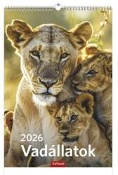 TopTimer Falinaptár 2026 TOPTIMER T094 220x330mm álló Vadállatok (T9400-08A)