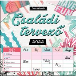 LIZZY Falinaptár 2026 kéthetes tervező mágneses Anyu tervezője Scrapbook Style jegyzetömbbel (21716)