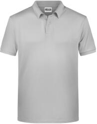 Daiber Tricou polo pentru bărbați din bumbac organic 8010 - Gri fin | XL (8010-1782964329)