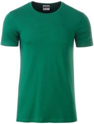 Daiber Tricou clasic pentru bărbați din bumbac organic 8008 - Verde irlandeză | L (8008-1755197)