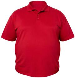 Miners Mate supersize Uniszex nagyméretű galléros póló - Piros | 12XL (MYS410-1000386109)