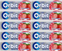 Mars Orbit fehér epres rágógumi 30 db x 14 g-os doboz