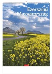 TopTimer Naptár, fali, TOPTIMER, Ezerszínű Magyarország (26T9300-07A) - fodicoaruhaz