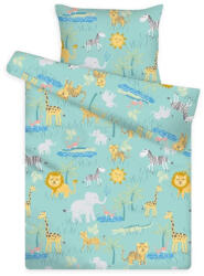  Gyermek paplan, párna garnitúra, Zoo (90×140 cm 40×50 cm)