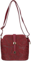 Rea Moda Olasz bőr 0600 bordó velúr táska