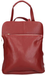 Rea Moda Olasz bőr 4443 bordó női hátizsák