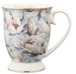 Altom Design Blue magnolia porcelán bögre - 320 ml (IMO-ALT-01010032964-42702)