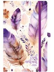TopTimer Naptár, tervező, A5, heti, TOPTIMER, Csak Nőknek , lila toll (26N018J-002) - molnarpapir