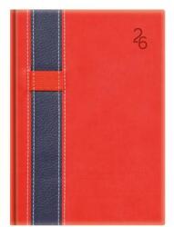 TopTimer Naptár, tervező, B6, heti, TOPTIMER Vario , piros-kék (26T012V-002) - molnarpapir