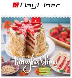 DAYLINER Naptár, asztali, álló, DAYLINER Konyha Show - Mindmegette (DL7AS-KSFAL-HH) - molnarpapir
