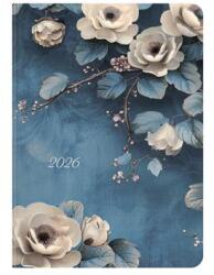 TopTimer Naptár, tervező, B6, napi, TOPTIMER, Joy , fehér rózsa (26T022J-316) - molnarpapir