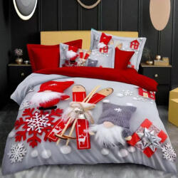 idealisotthon Karácsonyi 7 részes ágyneműhuzat - síelő Mikulás (IO-SY-BL-CHR-KC-04-06)