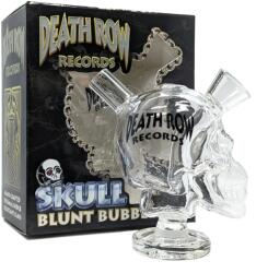 Death Row Records Pipa sticla blunt Death Row Bubbler cu apa Skull (USA)