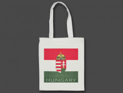  Hungary - Címeres vászontáska (35×40 cm) (CQ06243)