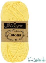 Scheepjes Catona 522 Primrose - világos sárga pamut fonal - 50gramm