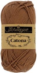 Scheepjes Catona 157 Root Beer - barna pamut fonal