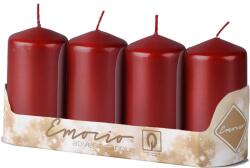 Emocio Henger 4Db 50X90Mm Bordó Gyertya